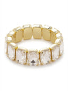 7 Inch Emerald Cut Stretch Bracelet