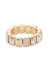 7 Inch Emerald Cut Stretch Bracelet