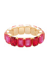 7 Inch Emerald Cut Stretch Bracelet