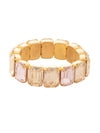 7 Inch Emerald Cut Stretch Bracelet