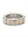 7 Inch Emerald Cut Stretch Bracelet