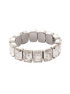 7 Inch Emerald Cut Stretch Bracelet