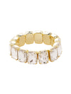 8 Inch Emerald Cut Stretch Bracelet