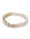 Pearl and Crystal Stretch Bracelet