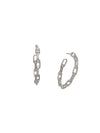 Chain Link Hoop Earrings
