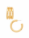 Triple Keeley Statement Hoop Earrings