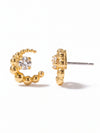 Crescent Stud Earrings