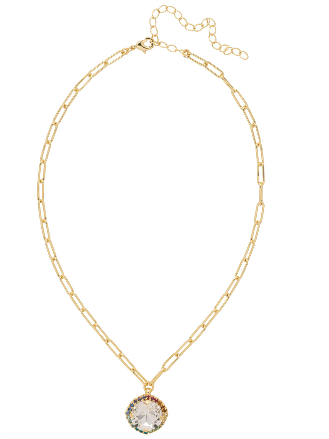 Paperclip Pendant Necklace - 8NA1BGPRI