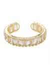 Julianna Emerald Cut Cuff Bracelet