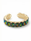 Julianna Emerald Cut Cuff Bracelet