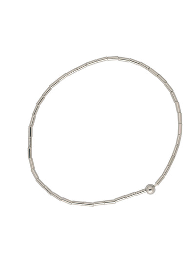 Tilly Stretch Bracelet - BFN32PDMTL - <p>The Tilly Stretch Bracelet features repeating metal tube beads on a multi-layered stretchy jewelry filament, creating a durable and trendy piece. From Sorrelli's Bare Metallic collection in our Palladium finish.</p>