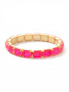 7 Inch Easton Emerald Cut Stretch Bracelet