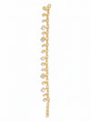 Heart & Pearl Charm Tennis Bracelet