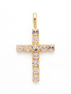 Crystal Cross Large Charm