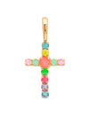 Crystal Cross Medium Charm