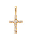 Crystal Cross Medium Charm
