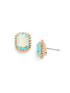 Octavia Scalloped Stud Earrings