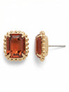 Octavia Scalloped Stud Earrings