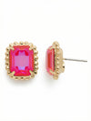 Octavia Scalloped Stud Earrings