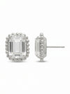 Octavia Scalloped Stud Earrings