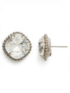 Cushion-Cut Solitaire Stud Earrings