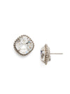 Cushion-Cut Solitaire Stud Earrings
