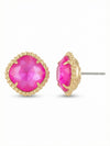 Cushion-Cut Solitaire Stud Earrings