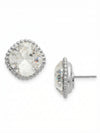Cushion-Cut Solitaire Stud Earrings