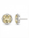Cushion-Cut Solitaire Stud Earrings
