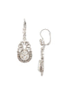 Crystal Pear Dangle Earring