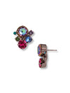 Crystal Assorted Rounds Stud Earrings
