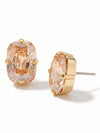Nia Oval Stud Earrings