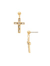 Cross Dangle Earrings