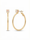 Mini Serafina Hoop Earrings