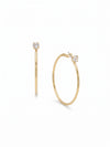 Mini Serafina Hoop Earrings