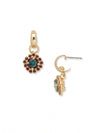 Haute Halo Huggie Dangle Earrings