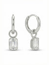 Mini Emerald Huggie Hoop Earrings