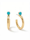 Keeley Studded Hoop Earrings
