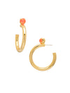Keeley Studded Hoop Earrings