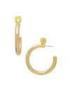 Keeley Studded Hoop Earrings