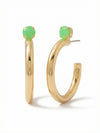 Keeley Studded Hoop Earrings