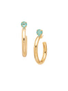 Keeley Studded Hoop Earrings