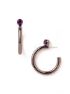 Keeley Studded Hoop Earrings