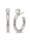 Keeley Studded Hoop Earrings