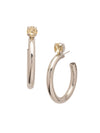 Keeley Studded Hoop Earrings