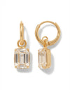 Octavia Huggie Hoop Earrings