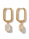 Octavia Rectangle Hoop Earrings