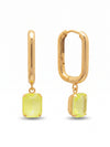 Octavia Rectangle Hoop Earrings