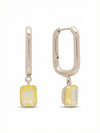 Octavia Rectangle Hoop Earrings