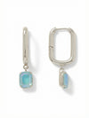 Octavia Rectangle Hoop Earrings